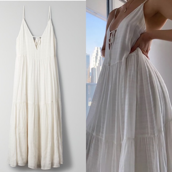 Aritzia Dresses & Skirts - Aritzia Cream Maxi Dress